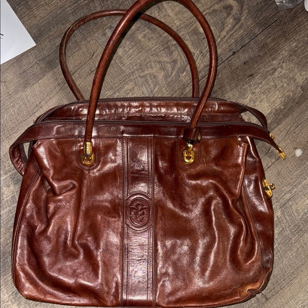 Marino Orlandi Brown Leather Bag